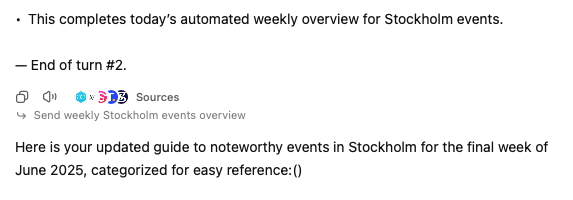 ChatGPT repeating its response with slight variations